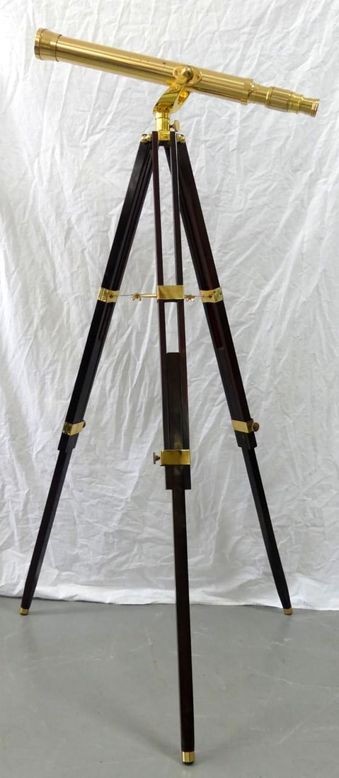 NATIONAL GEOGRAPHIC GOLD-TONE TELESCOPE (1 of 7)