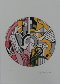 ROY LICHTENSTEIN 'THE SOLOMON' LITHOGRAPH