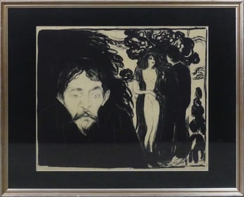 EDVARD MUNCH 'EIFERSUCHT II (JEALOUSY II)'