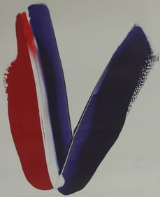 PAUL JENKINS SIGNED OFFSET LITHOGRAPH