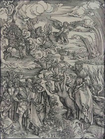 ALBRECHT DURER 'WHORE OF BABYLON' WOODCUT