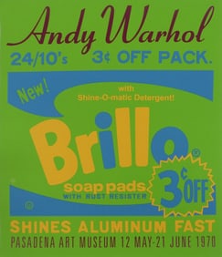 ANDY WARHOL 'BRILLO' SCREENPRINT POSTER
