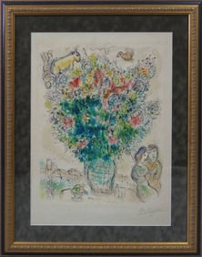 MARC CHAGALL 'BOUQUET MULTICOLORE'