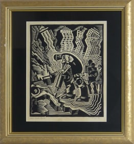 CHARLES TURZAK 'MAN WITH DRILL'