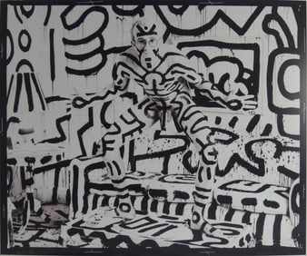 ANNIE LEIBOVITZ 'KEITH HARING' NEW YORK CITY