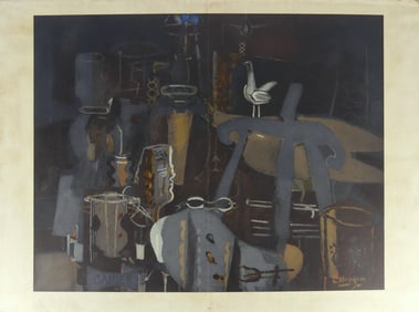 GEORGES BRAQUE 'ATELIER VI' LITHOGRAPH
