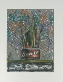 JASPER JOHNS 'SAVARIN COFFEE' LITHOGRAPH