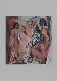 PABLO PICASSO 'LES DEMOISELLES D'AVIGNON' LITHO