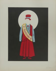 ROBERT INDIANA 'GERTRUDE STEIN' LITHOGRAPH