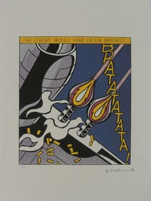 ROY LICHTENSTEIN 'THE ENEMY WOULD HAVE...' LITHO
