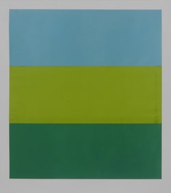 ELLSWORTH KELLY 'STUDY FOR THREE COLOR PANELS'