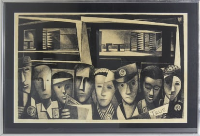 BENTON MURDOCH SPRUANCE 'SUBWAY SHIFT'