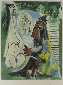 PABLO PICASSO 'LES DEJEUNERS' SIGNED LITHOGRAPH