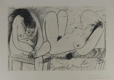 PABLO PICASSO 'FEMMES NUES' SIGNED LITHOGRAPH
