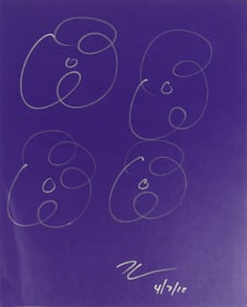 JEFF KOONS MARKER DRAWING