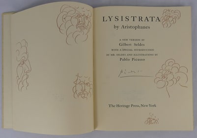 ARISTOPHANES, LYSISTRATA SIGNED PICASSO BOOK