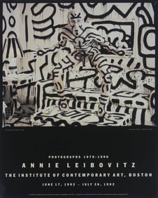 ANNIE LEIBOVITZ 'KEITH HARING' POSTER