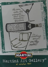 ANDY WARHOL COLLECTION 'MARTINI ART GALLERY'