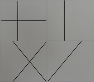 4pc ELLSWORTH KELLY 'LINE FORM COLOR' LITHOGRAPHS