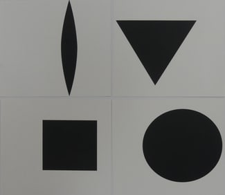 4pc ELLSWORTH KELLY 'LINE FORM COLOR' LITHOGRAPHS
