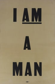 MARTIN LUTHER KING 'I AM MAN' POSTER