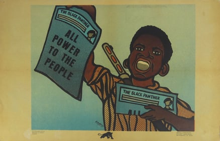 EMORY DOUGLAS 'ALL POWER TO THE PEOPLE' POSTER