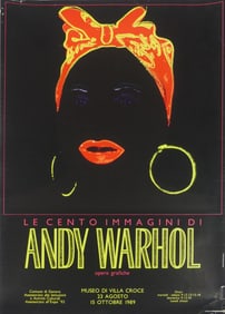 ANDY WARHOL 'LE CENTO IMAGINI' POSTER