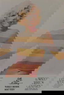 BERT STERN 'MARILYN MONROE - THE LAST SITTING': Bert Stern 'Marilyn Monroe - The Last Sitting' poster. Measures 28 1/2" x 20".