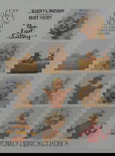 BERT STERN 'MARILYN MONROE - THE LAST SITTING': Bert Stern 'Marilyn Monroe - The Last Sitting' poster. Measures 30" x 24".