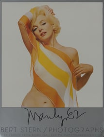 BERT STERN PHOTOGRAPHS MARILYN MONROE POSTER