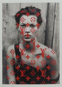 DEATH NYC 'KATE MOSS LOUIS VUITTON' LITHOGRAPH