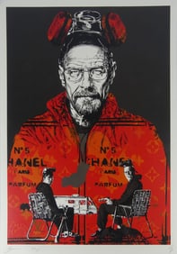 DEATH NYC 'WALTER WHITE' LITHOGRAPH