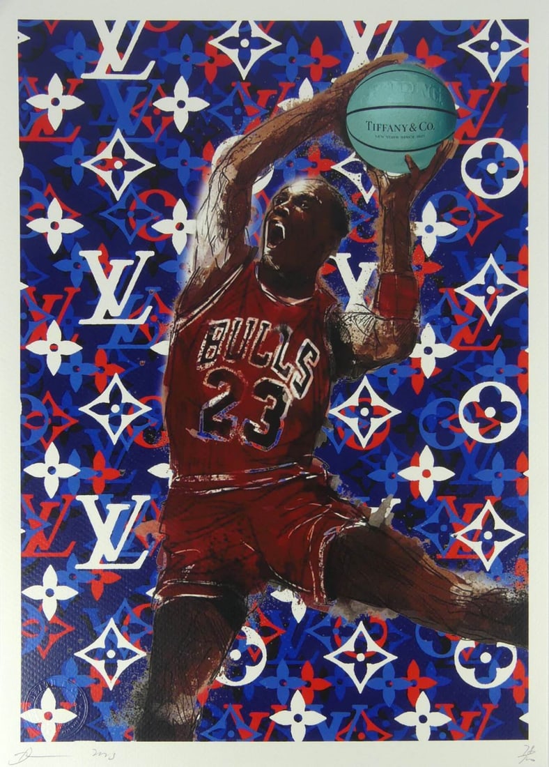 DEATH NYC 'MICHAEL JORDAN' LITHOGRAPH (1 of 8)
