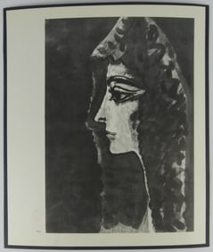 PABLO PICASSO 'ESPAGNOLE DE PROFIL' OFFSET LITHO