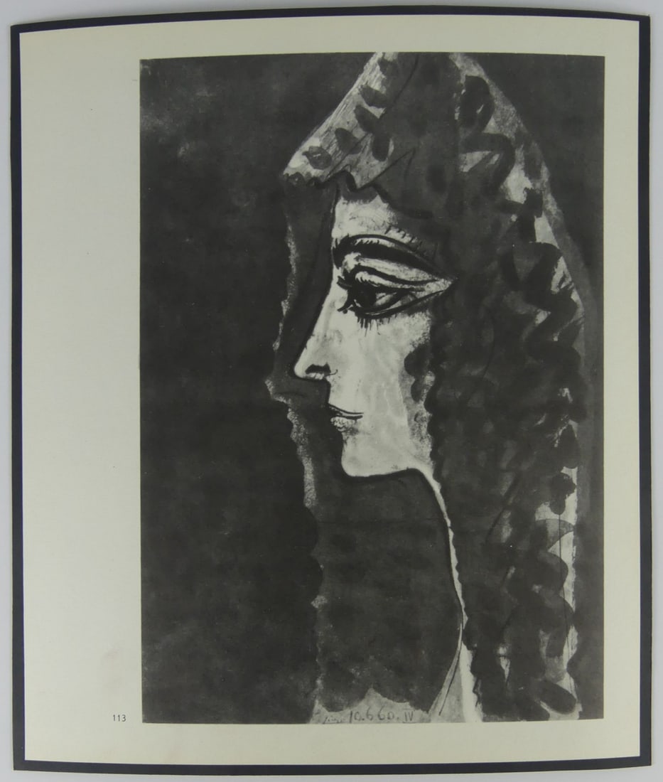 PABLO PICASSO 'ESPAGNOLE DE PROFIL' OFFSET LITHO (1 of 5)