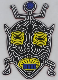KEITH HARING STYLE HOLLYWOOD AFRICAN MASK