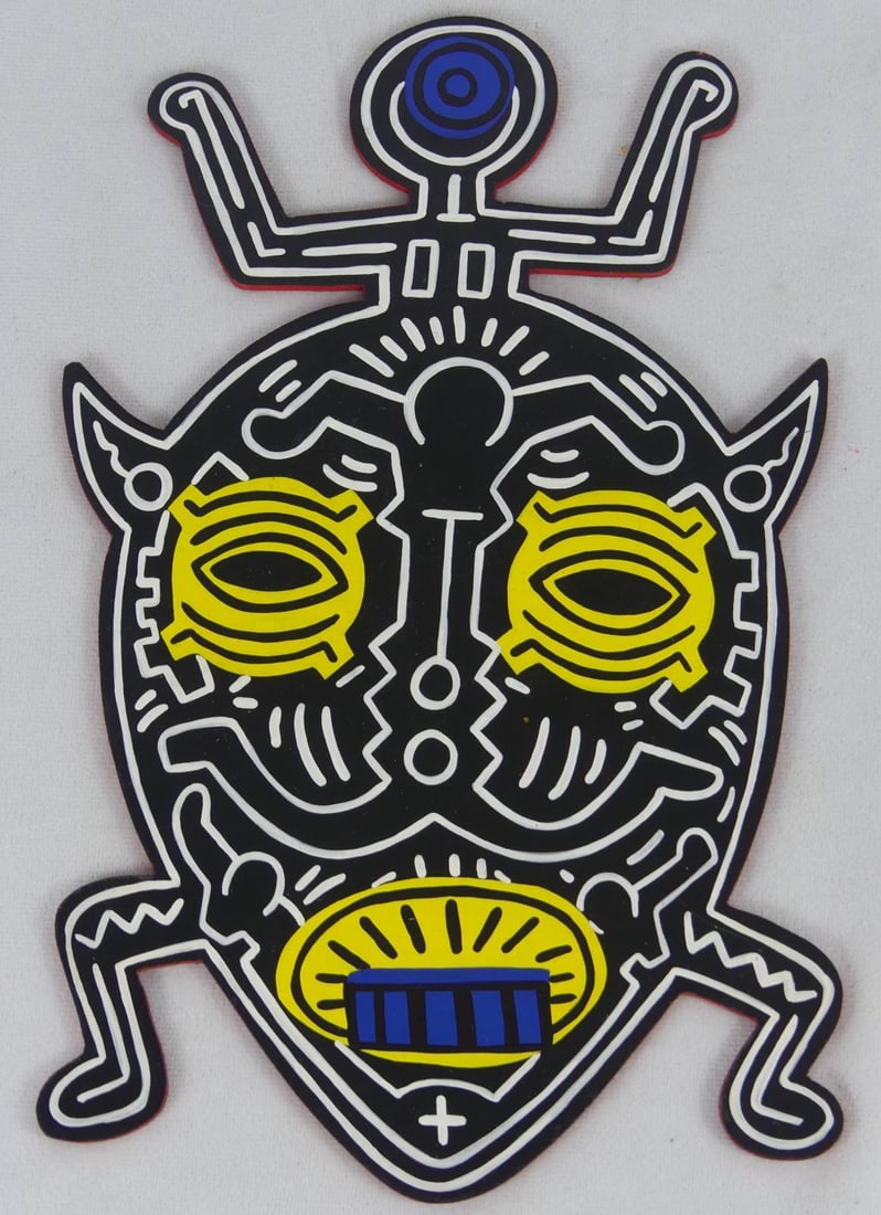 KEITH HARING STYLE HOLLYWOOD AFRICAN MASK (1 of 4)