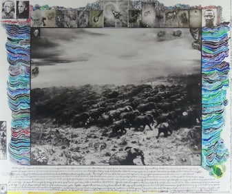 PETER BEARD 'THE EDGE OF THE WORLD' PHOTO-LITHO