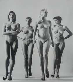 HELMUT NEWTON 'SIE KOMMEN, NAKED' PHOTO-LITHO