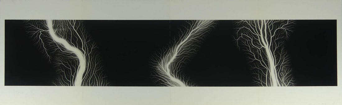 HIROSHI SUGIMOTO 'LIGHTNING FIELDS' PHOTO-LITHO (1 of 6)