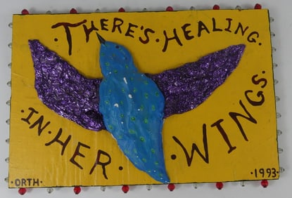 KEVIN ORTH 'THERE'S HEALING IN HER WINGS' PAINTING