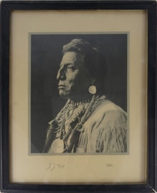 T.J. HILEMAN BLACKFOOT INDIAN TWO GUNS WHITE CALF