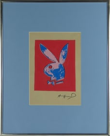 ANDY WARHOL (MANNER) PLAYBOY BUNNY PAINTING