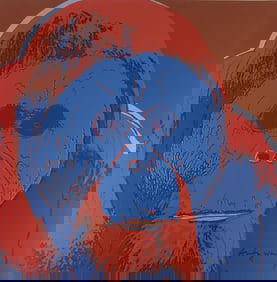 ANDY WARHOL 'ORANGUTAN' LITHOGRAPH