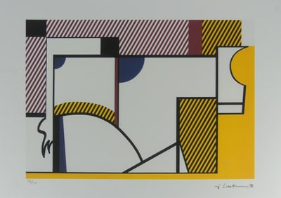 ROY LICHTENSTEN 'BULL VI' LITHOGRAPH