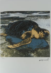 ANDY WARHOL 'SEA TURTLE' LITHOGRAPH