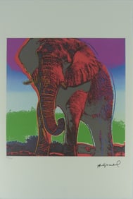 ANDY WARHOL 'ELEPHANT' LITHOGRAPH