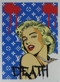 DEATH NYC 'MARILYN MONROE' LITHOGRAPH
