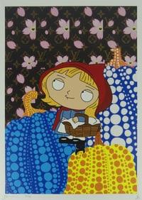 DEATH NYC 'STEWIE x KUSAMA x LOUIS VUITTON' LITHO