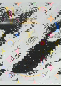 DEATH NYC 'LOUIS VUITTON SPRAY PAINT' LITHOGRAPH